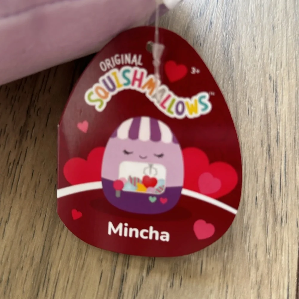 NWT Squishmallows Mincha Toy Crane Machine Plush